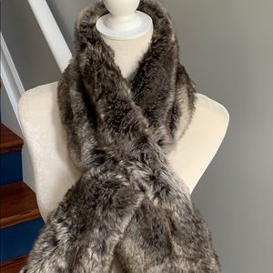 Faux fur scarf